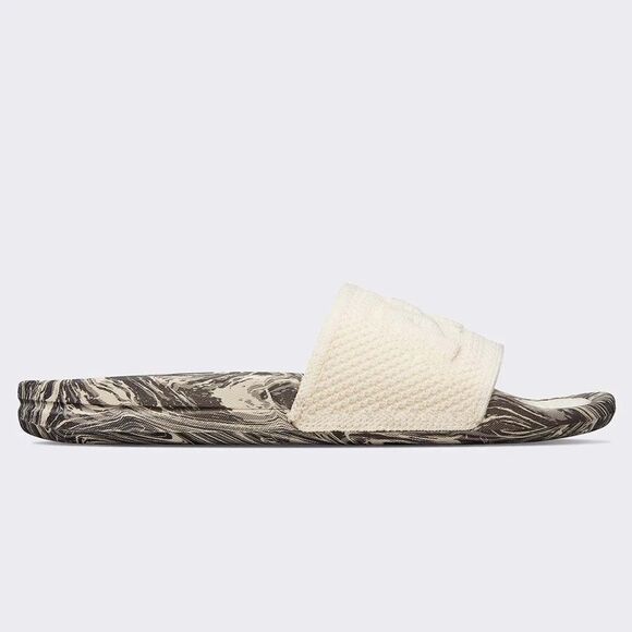 APL Women's Big Logo TechLoom Slide Sandals, Vegan, Silver Marble, Size 7‎ NWT - Picture 15 of 17